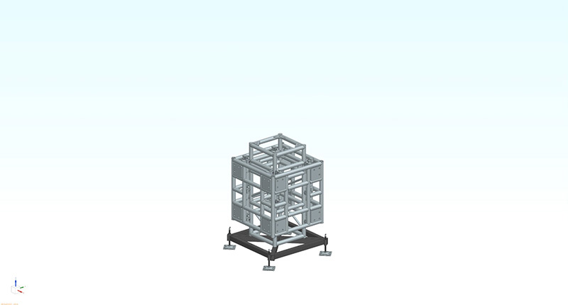 How to install 6 pillars dome truss