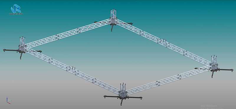 How to install a truss with a roof