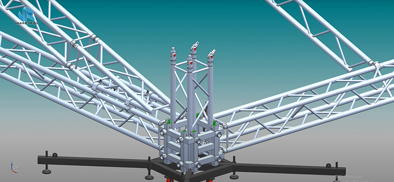 How to install a truss with a roof