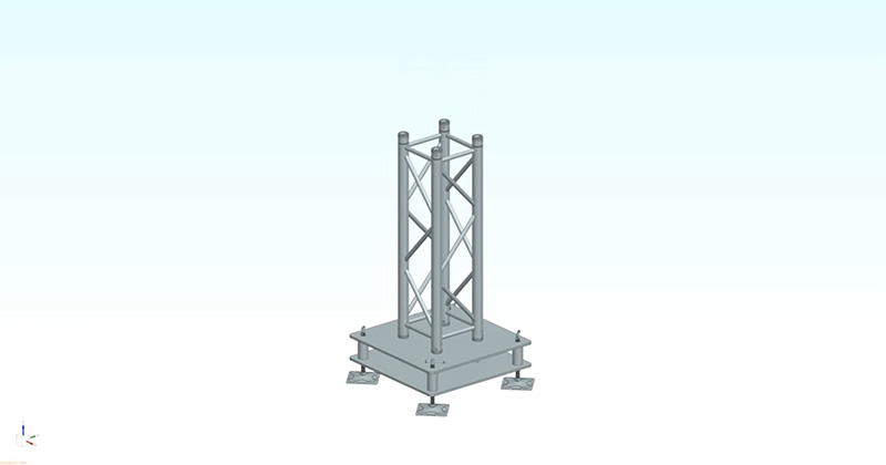 How to install the dome truss