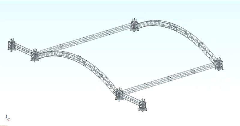 How to install the dome truss