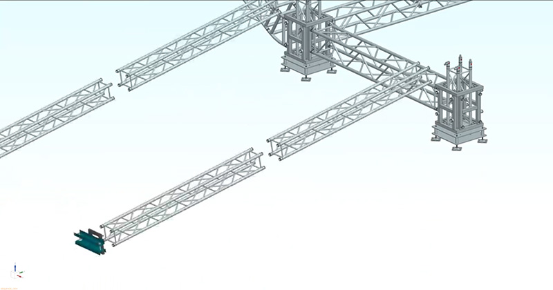 How to install the dome truss