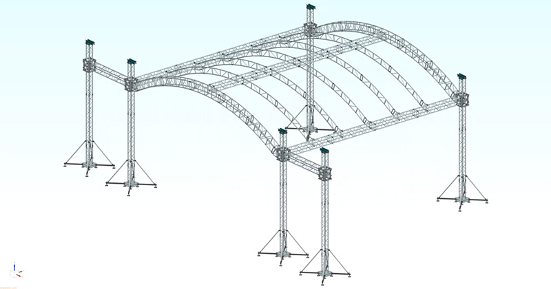 How to install the dome truss