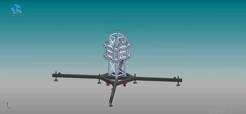 How to install the goal post truss