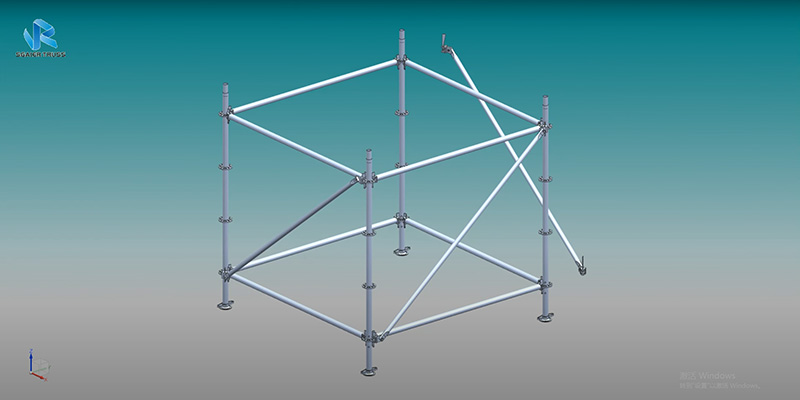 How to install the layer truss