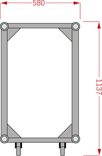 Belt Pulley Spigot Truss S58114-W Size