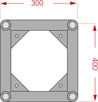 Bolt Truss B3040-H Size