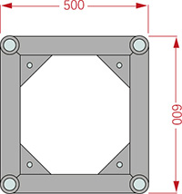 Bolt Truss B5060-H Size