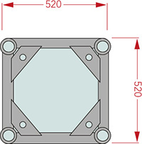 Bolt Truss B520 Size