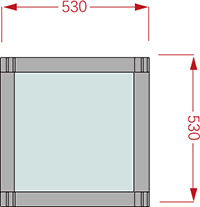 Bolt Truss B530-T Size