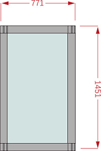 Bolt Truss B77145-T Size