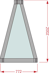 Bolt Truss BV77200-T Size