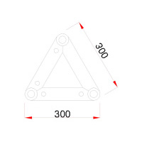 Triangle Truss BT300 Size