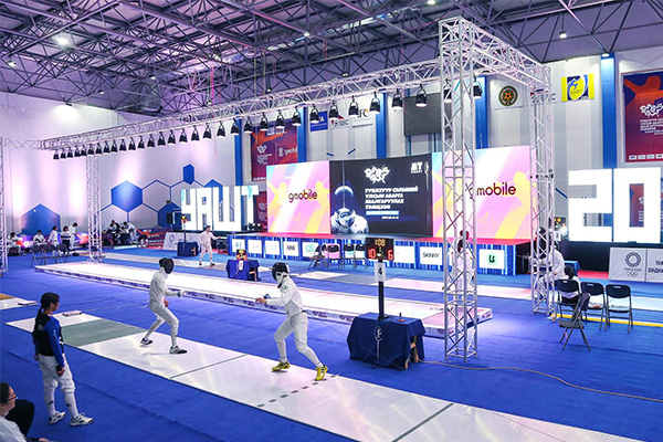 Small-scale indoor stage system in Liya Mongolia Effect Display